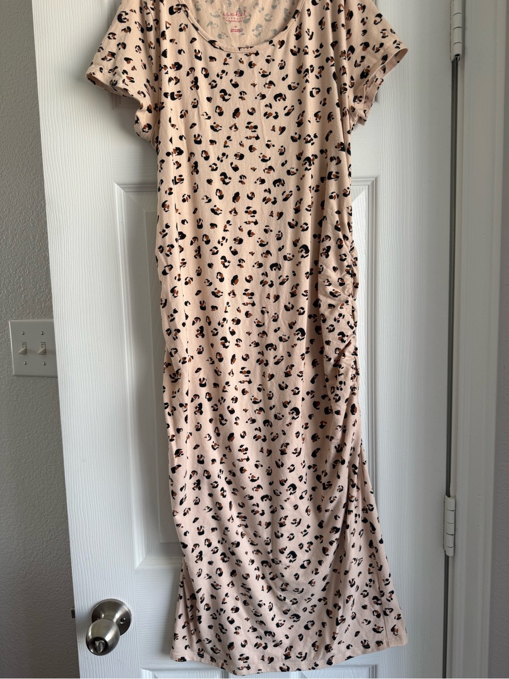 Leopard Print Maternity Dress